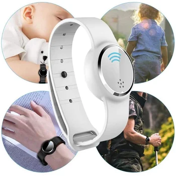 

Ultrasonic Mosquito Repellent Bracelet Reusable Portable Electronic Mosquito Repellent Wristband Band Rechargeable for Kid Adult