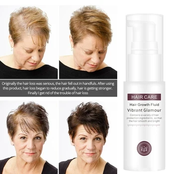 

Hair Growth Essence Oil Liquid Spray Nourish Roots Thick Shiny Hair Anti-Loss for Men Women SSwell