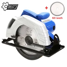 

1500W Electric Woodworking Circular Saw with 7 inch blade 60mm Multi-function Cutting Machine Household Small Flip Saw Circular