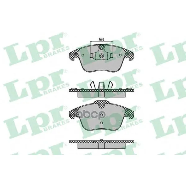 Колодки Тормозные Citroen C4 Picasso/Ds4/Peugeot 5008 1.6-2.0 06- Передние Lpr 05p1480 Lpr арт. 05P1480