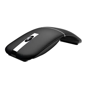 

Foldable Arc Wireless Mouse Silent Click Bluetooth 2.4GHz Dual Modes Portable Curved Mouse for Home, Office, Travel