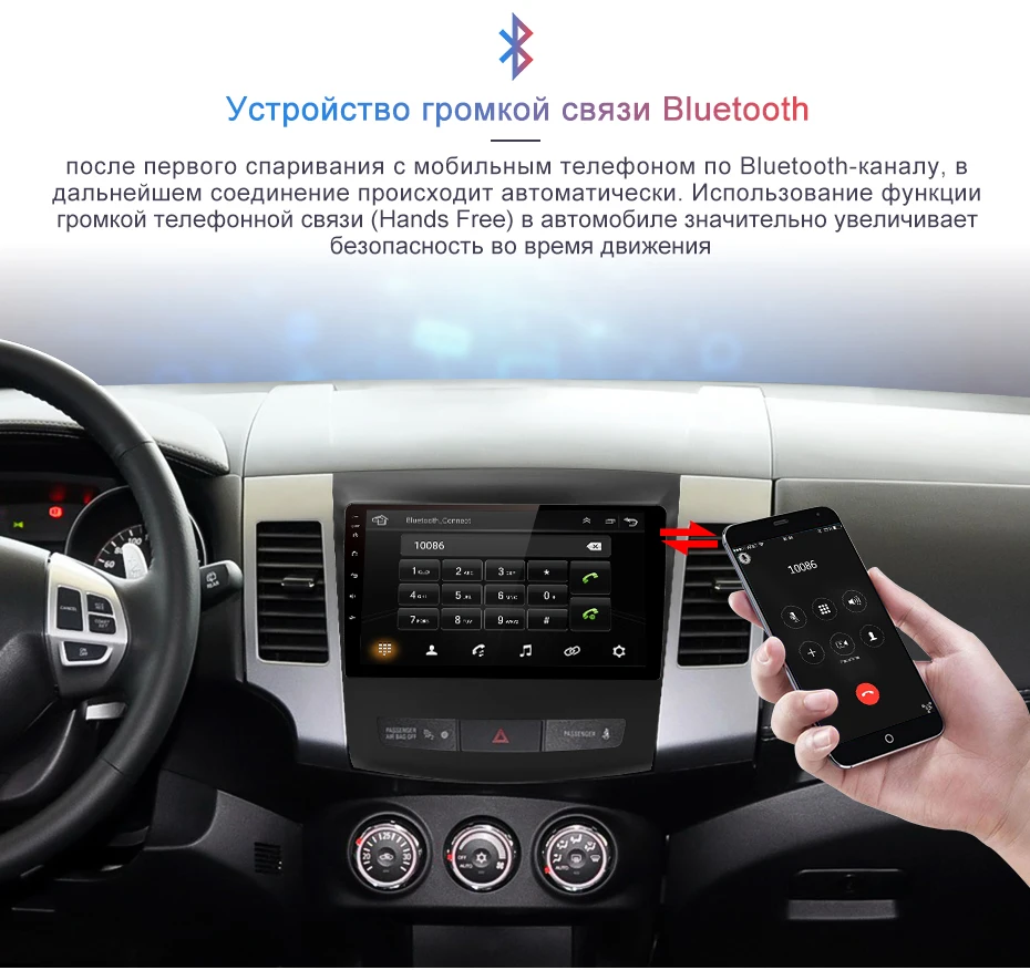 Junsun 2G+ 32G Android 8,1 для Mitsubishi Outlander xl 2 2005-2011 Авто 2 din Радио стерео плеер Bluetooth gps навигация