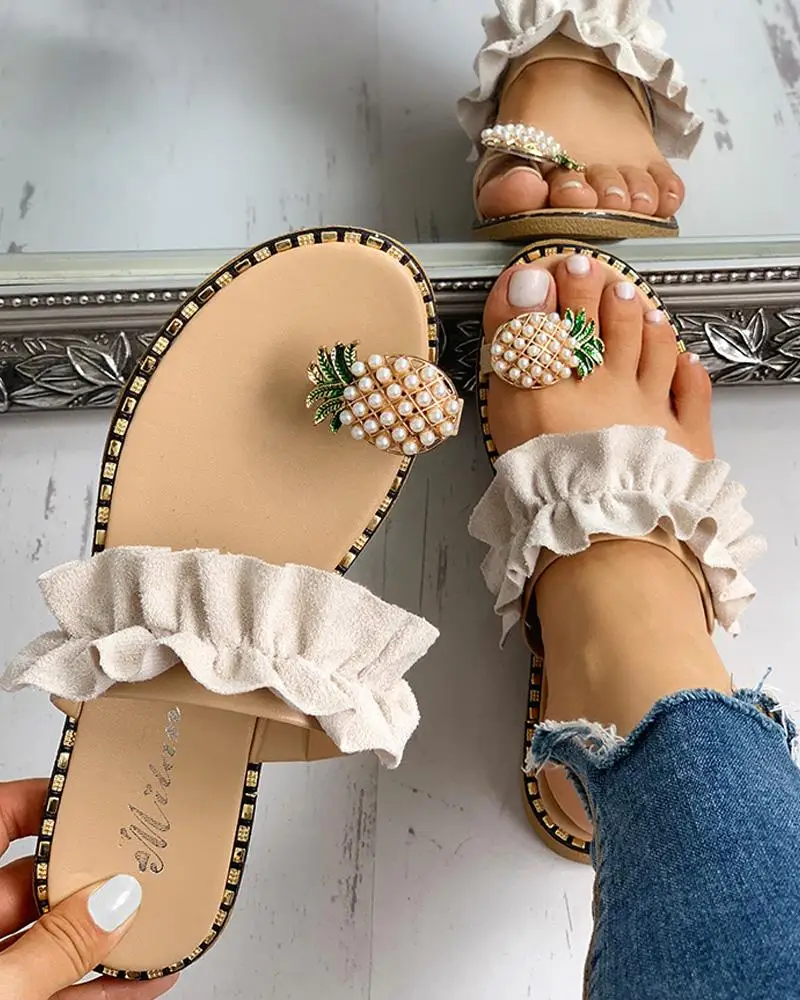 

Oeak 2020 Fashion New Women Summer Non-slip Platform Shoes Wedges High Heel Woman Outdoor Beach Slippers Sandals Sapato Feminino