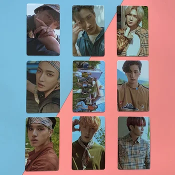

Kpop Ateez Photo Card Sticker Postcard Lomo Card Sticker Crystal Sticker Ateez Photocard For Fans Collection Bus Card Sticker