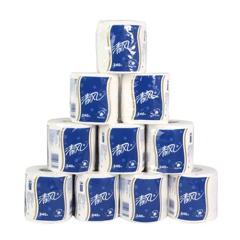 

10 Rolls of Toilet Paper Tissue Bad Dick and Moisturizing White Soft 3 Ply Raw Pulp Toilet Rolls Tissue 3 layers of Napkin Paper