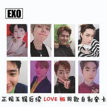 8 шт./компл. Kpop EXO Фирменная Фотокарта LOVE SHOT фотоальбом для коллекции фанатов высокого качества EXO Kpop