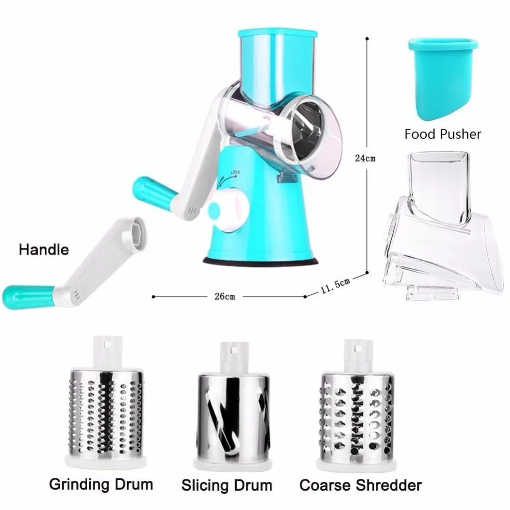 TTLIFE 3 лезвия из нержавеющей стали овощерезка яблоко слайсер картофель морковь лук измельчитель Терка прочный слайсер кухонный гаджет