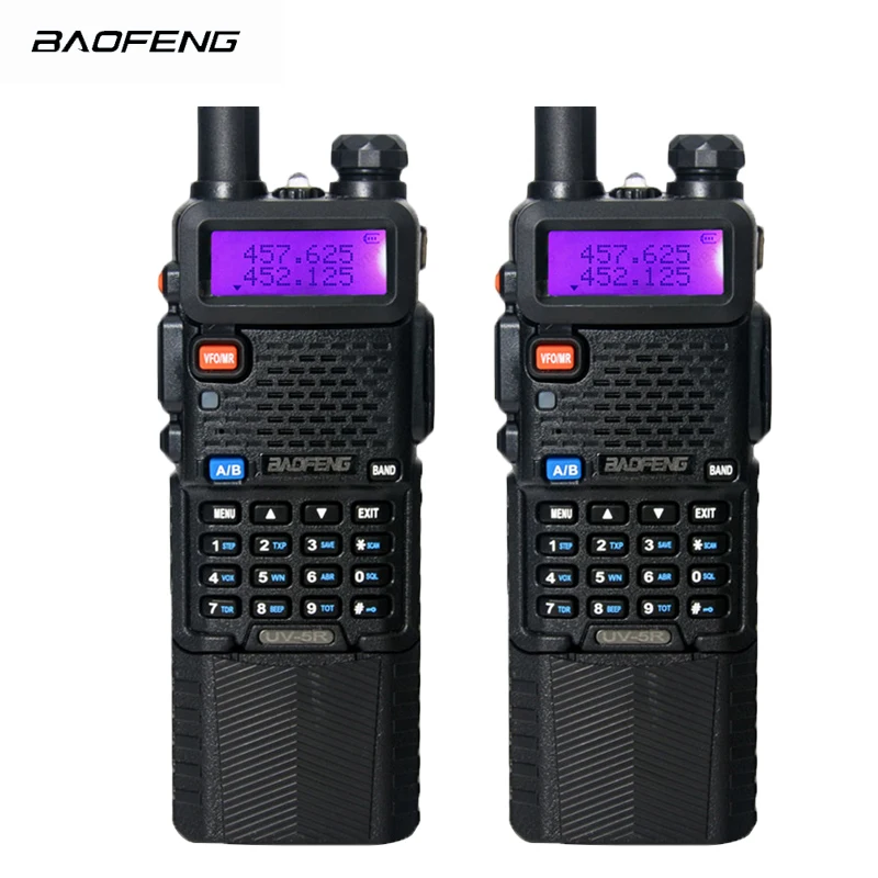 2 шт. BaoFeng 3800 мАч батарея UV-5R портативная рация VHF/UHF Двухдиапазонная двухсторонняя