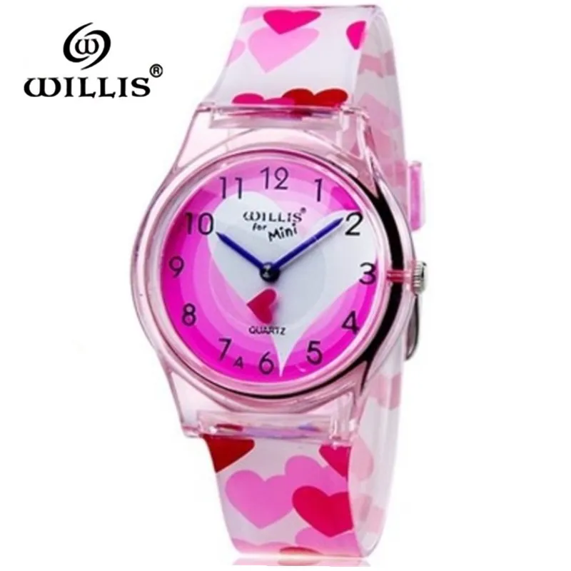 

Fashion WILLIS Women's Quartz Waterproof Watches Round Dial Analog Student Casual Watch girl clock Wristwatches Relogio Feminino