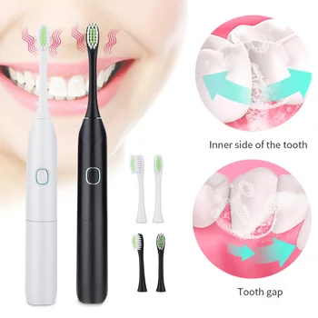 

ABS 2 Colors Intelligent Toothbrush Ultrasonic Toothbrush High Efficiency Portable Electric Toothbrush Family Dentist
