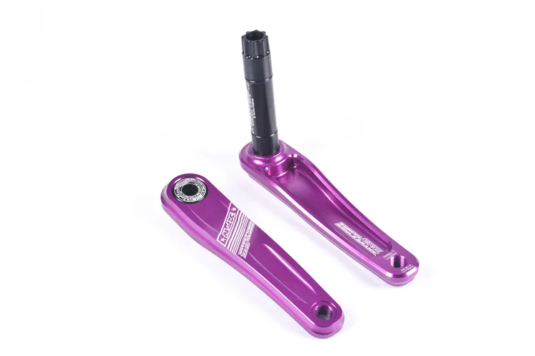 Purple crank Улитка один набор GXP Кривошип MTB шатун 170 мм Кривошип горного велосипеда ось Сверхлегкий 557 г CNC Al-alloy 24 мм шпиндель - Цвет: Purple crank