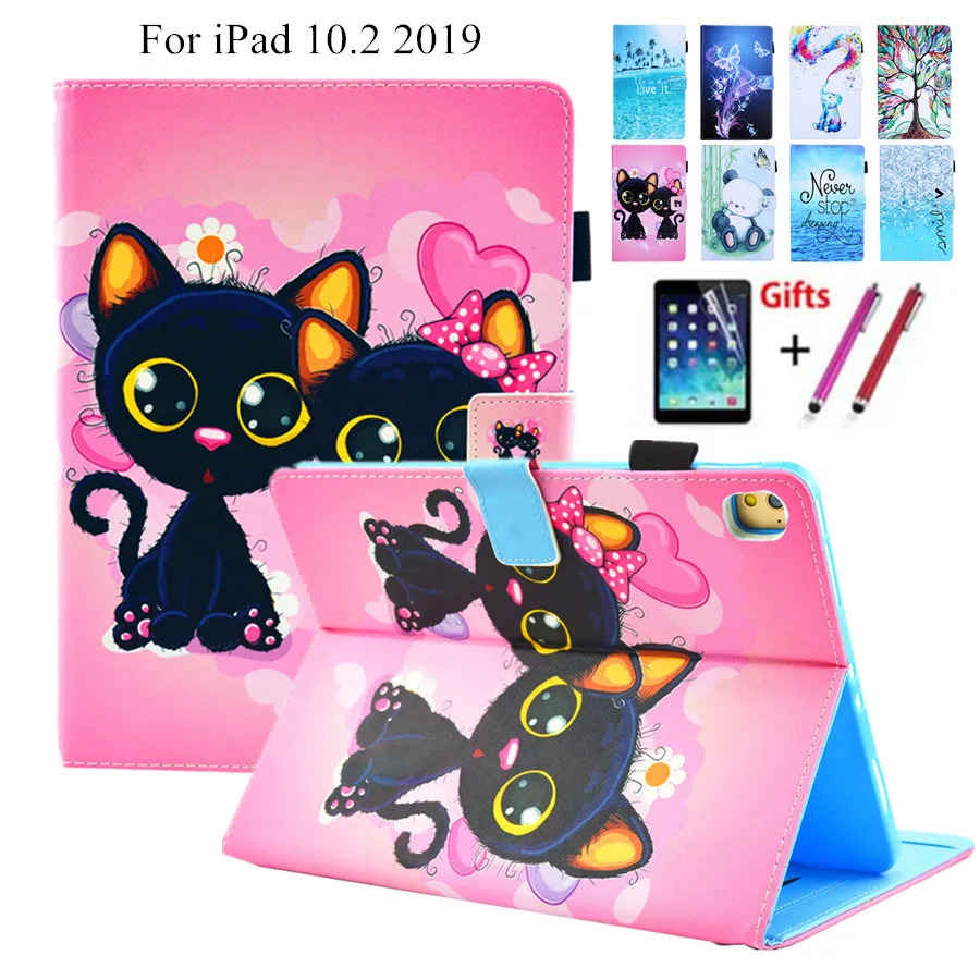 Симпатичный чехол для iPad 10 2 планшета 2019 7 поколения air 3 Pro 5 2017 подставка оболочка