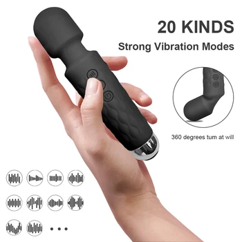 Mini Powerful Vibrator Sex Toys for Woman AV Magic Wand Vibrators Clitoris Stimulator Masturbator Dildo Erotic Toys for Adult 18 3