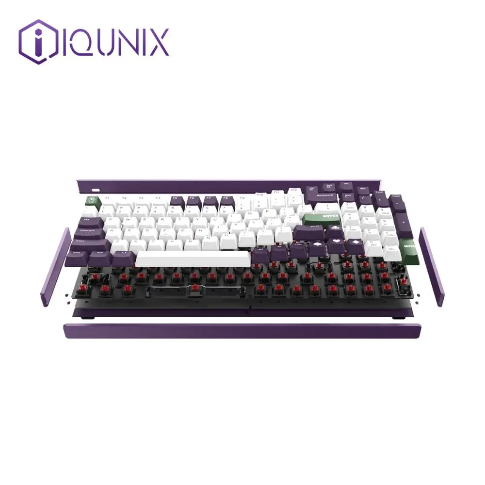 IQUNIX F96-JOKER беспроводная RGB подсветка алюминиевая механическая клавиатура 100 PBT колпачки CHERRY MX переключатели NKRO игровая клавиатура