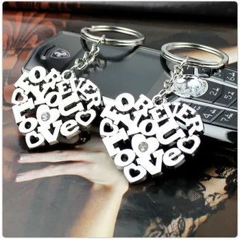 

Factory directly sale Wedding favor snowflake heart shaped Keychain car hanging bag pendant alloy 20sets/lot