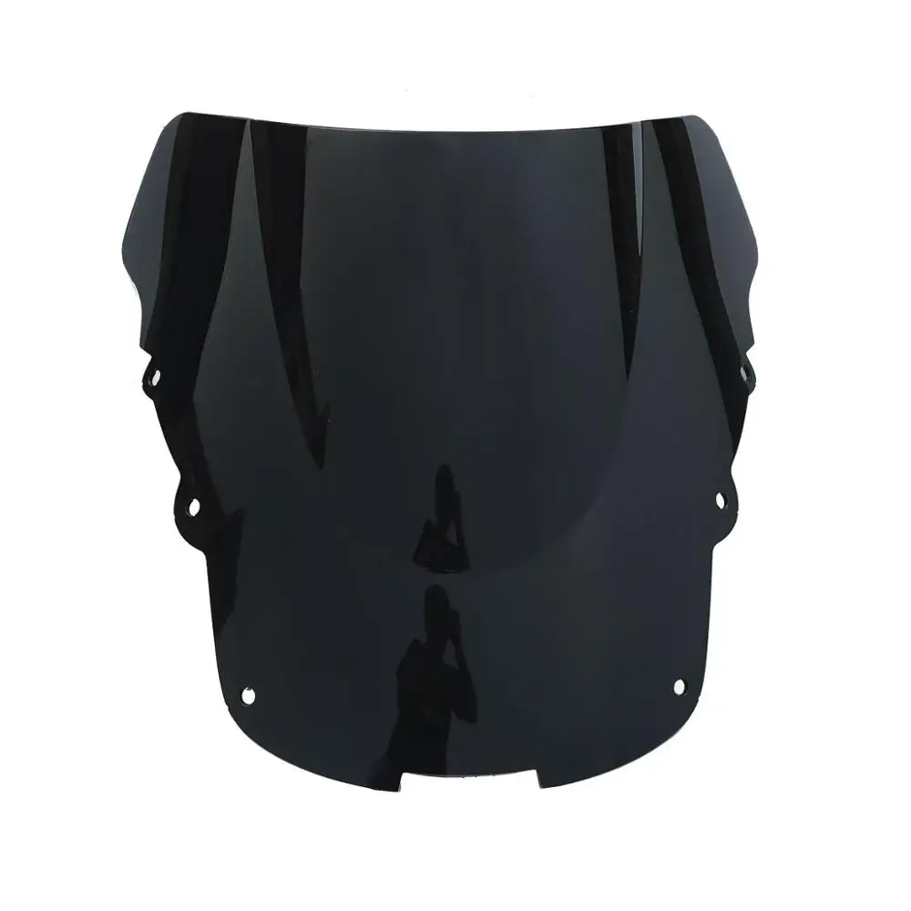 Мотоцикл двойной пузырь лобовое стекло для Honda CBR1100XX 1996-2007 97 98 99 00 01 02 03 04 05 06 - Цвет: Black