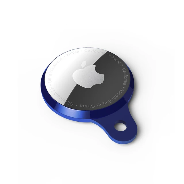 Airtags Case Protective Cover TPU Case of New Apple AirTags for Anti-Scratch and  Anti-Loss Design Midnight Blue