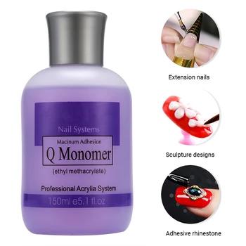 

Professional 150ml Acrylic Liquid Purple For Nail Art False Nail Tips Nail Polish Fake Liquid Monomer For Nail Extension Designs