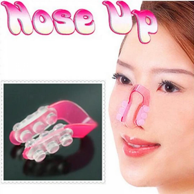 3Pcs Massager Care Nose Up Shaping Shaper Lifting Bridge Shaper Massage  Clip Straightening Clip Nose Slimmer Beauty Nose Roller