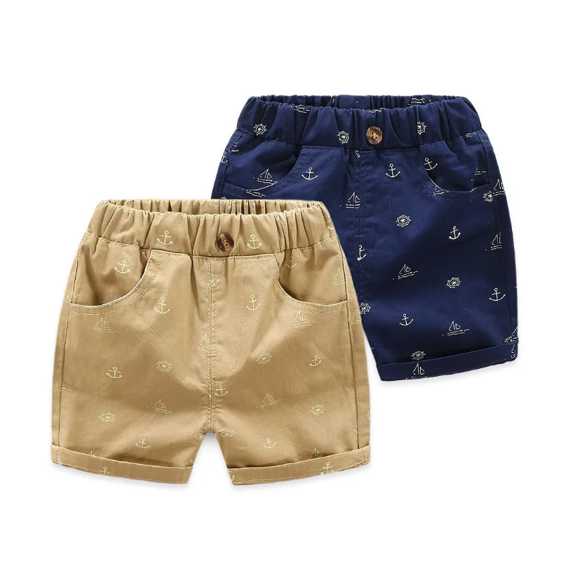

Currently Available Summer Korean-style Children Unisex Crawler Fashion-Style Cartoon Cotton Shorts Medium Waist Casual Pants CH