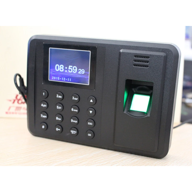 USB Password Biometric Fingerprint Time Office Attendance Clock Recorder Employee Electronic Access Control Machine