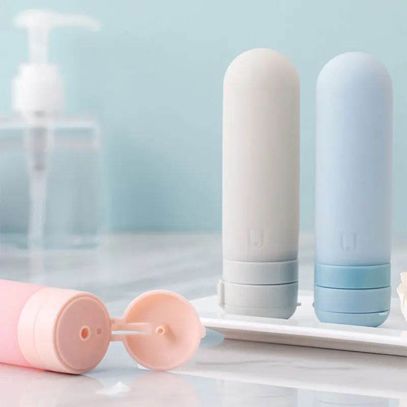 

Portable Silicone Sub-bottle Travel Emulsion Bottle Shower Gel Shampoo Skin Care Products Storage Small Compressible Dispenser