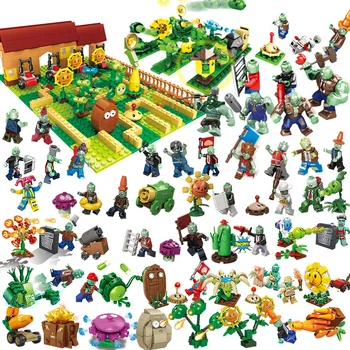 

Plants Vs Zombies Figures Building Blocks Series Action Figures Game Model Mini Mutants Bricks Compatible With Toys