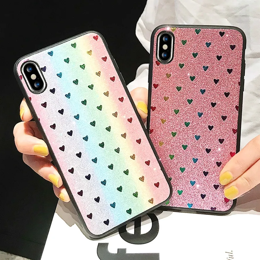 LCHULLE новейший очаровательный чехол для IPhone X XS MAX XR 6 6S 7 Plus блестящий ультратонкий