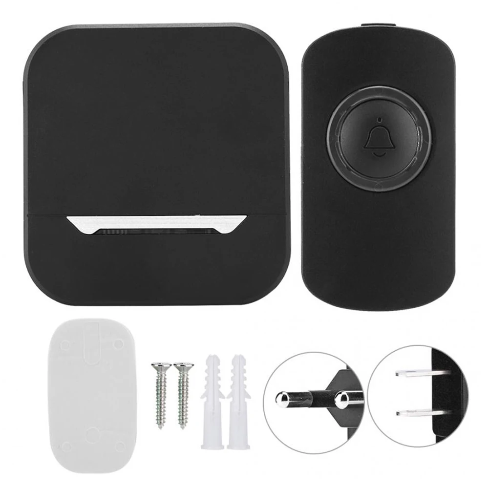 

Wireless Doorbell Battery Operated Doorbell With 1 Transmitter+ 1 Receiver