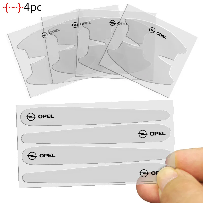 8pcs Car Door Handle Sticker Transparent Protective Film For Mini Coopers Clubman R55 R56 Countryman R60 Paceman R61 R50 R53 R57