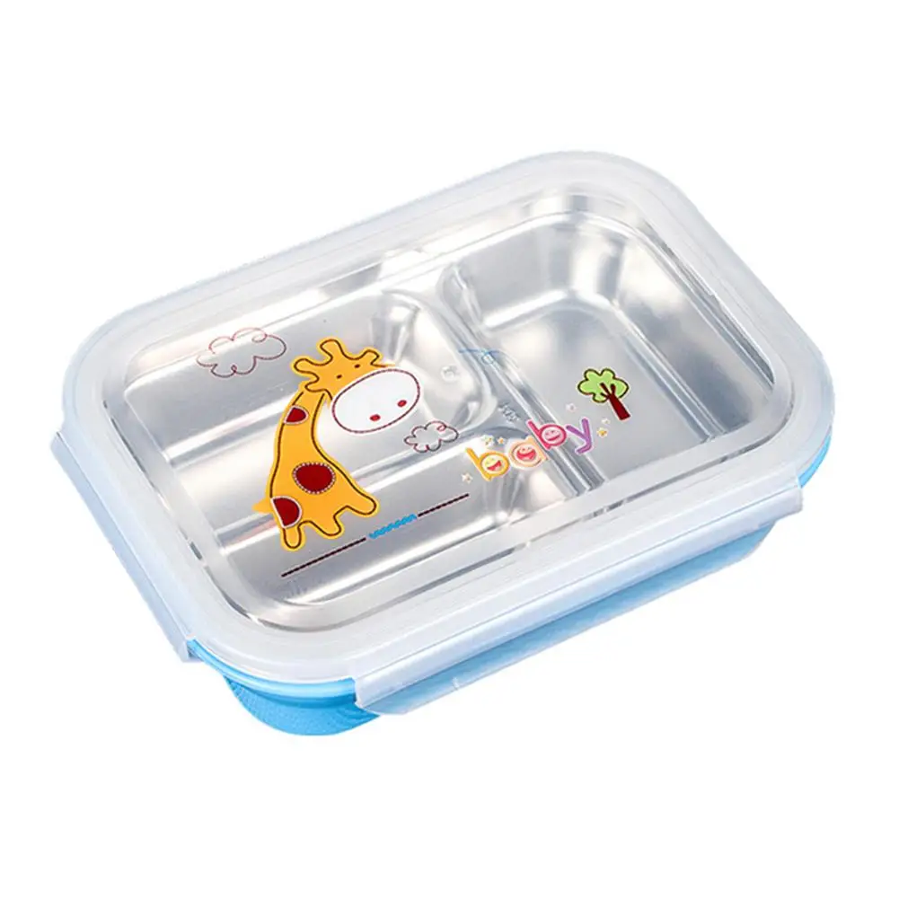 

Lunch Box Three-layer Insulated Lunch Box Container Stainless Steel Large Thermos Children's Lunch Box For Office School