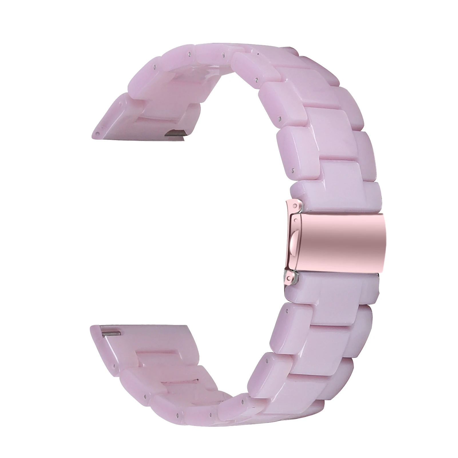 Enhanced 20mm Resin Smart Watch Strap - Versatile Replacement Wristband in Stylish Design