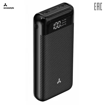

Power Bank Accesstyle Arsenic 20PQD fast charging PD QC QC 3.0 PD18W type-c macbook connector charger compact power banks external battery Powerbank Li-polymer 20000mah 20000 mah