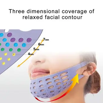 

1pc Face Slim V-line Lift Up Cheek Chin Lifting Firming Face Correction Thin Face Mask Corrective Face Mask To Double-bar Decree