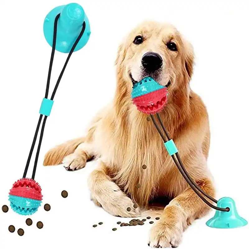 ペット犬のおもちゃシリコン吸引カップタグボートインタラクティブ犬ボールのおもちゃプッシュボールおもちゃペット漏れ食品おもちゃペット歯クリーニング供給 犬 のおもちゃ Aliexpress