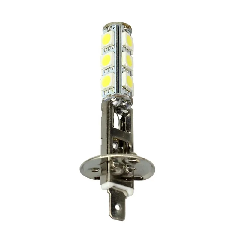 2x автомобильный H1 13 SMD 5050 светодиодный Белый противотуманный головной светильник лампа 12 В подходит для автомобиля головной светильник H1 разъем супер Прямая поставка