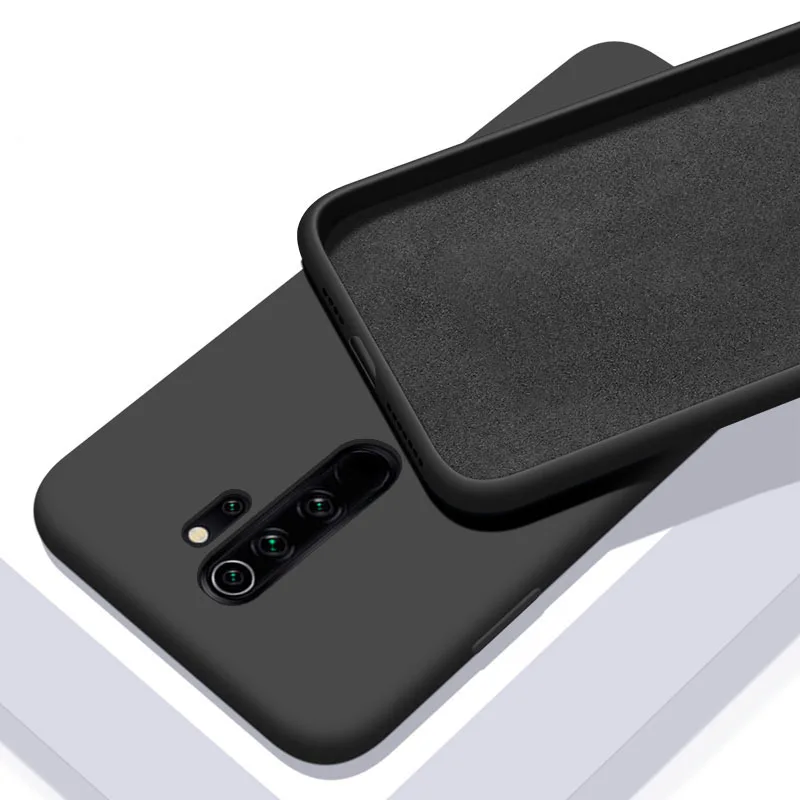 Чехол для телефона Xiaomi Redmi Note 8T 8 9 Pro 9s мягкий силиконовый чехол с имитацией