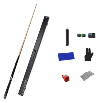 

145cm Billiards Cue American Ashwood Wooden Pool Cue 19oz Snooker Pool Stick Set 10mm Head