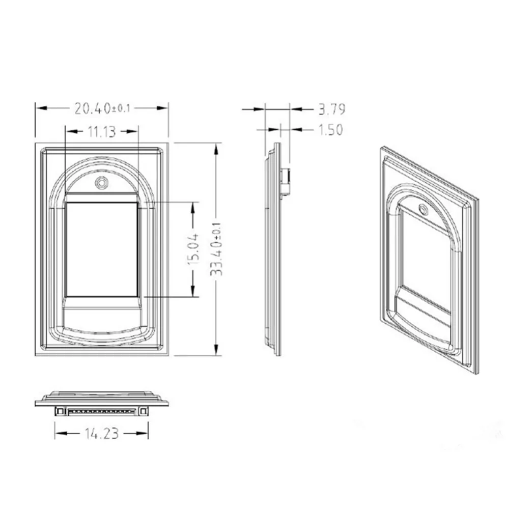 FZ3822 R303 fingerprint module (2)