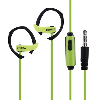 

Fashion 3.5MM 3D soft Ear Hanging Type Headphones Sport Headsets with Noise Reduction Function Stereo Bass for Mobile Phone/mp3