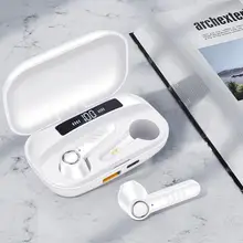 LUSTR T14 Mini Bluetooth Wireless Earphones 1500mAh Touch Control Type C Handset with Charging Box Sport Earbuds for All Phone