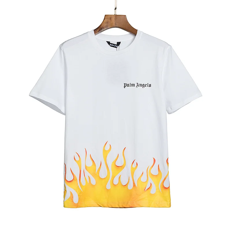 T shirt Motif Huruf Api Sederhana 