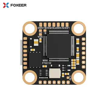 

Foxeer Mini F722 V2 2~6S 20*20mm Mounting Hole MPU6000 BetaFlight Flight Controller for Air Unit RC Quadcopter Multirotor Parts