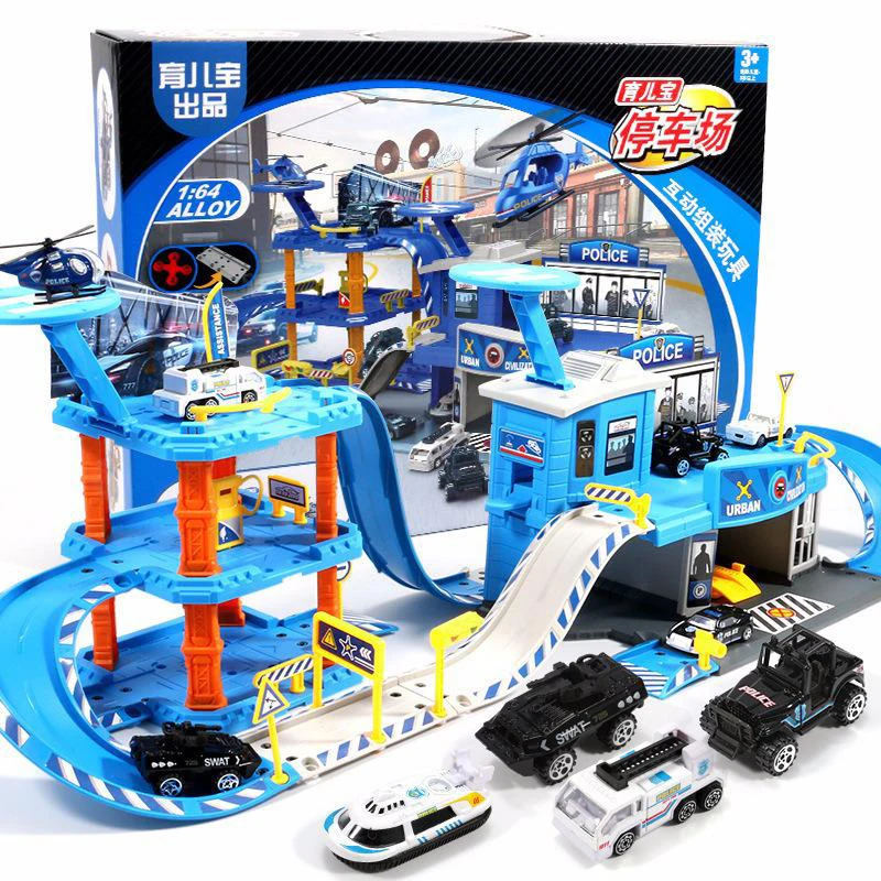 large toy car garage