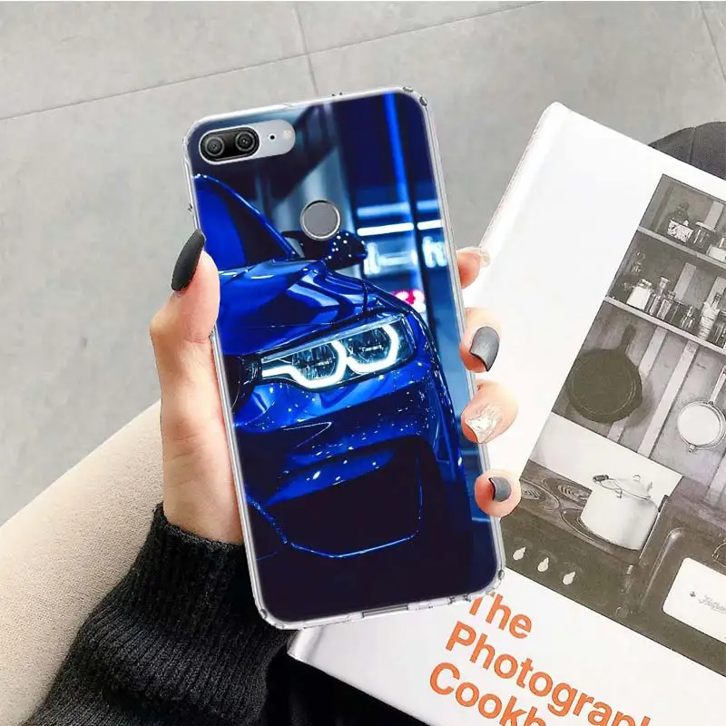 Мягкий чехол для телефона синий красный Huawei Honor 10 9 20 Lite 9X 8X 8A Pro 7A 7X Y5 Y6 Y7 Y9 2019 V20