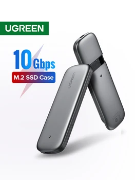 Ugreen M2 SSD Case NVME Enclosure M.2 to USB Type C 3.1 SSD Adapter for NVME PCIE NGFF SATA M/B Key SSD Disk Box M.2 SSD Case