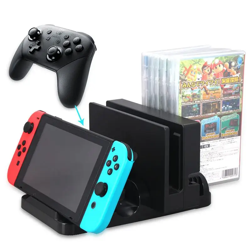 

Storage Clearace Sale!Multi-Function Charging Base Bracket Storage Rack Securely Charge and Store Game Handle for Nitendo Switch
