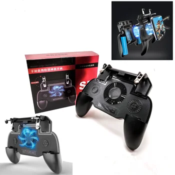 

2020 New SR2 Mobile Game Pubg Controller Shooter Trigger Cooling Fan Mobile Power Game Handle 3 In 1 2000/4000mah