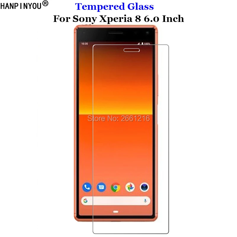 Для sony Xperia8 закаленное стекло 9H 2.5D Премиум Защитная пленка для экрана телефона для sony Xperia 8 6,0"