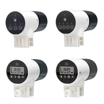 

Aquarium Automatic Fish Feeder Electric Food Dispender Super Mute Smart Timing LCD display, pressure-sensitive button